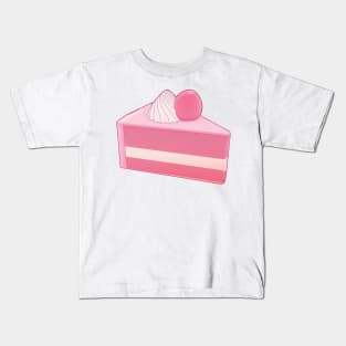 Strawberry Cake slice Kids T-Shirt